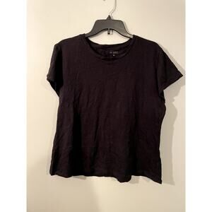 LC Lauren Conrad Black Crewneck T-Shirt - XL